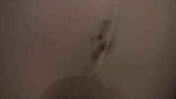 Blonde underwear defecation